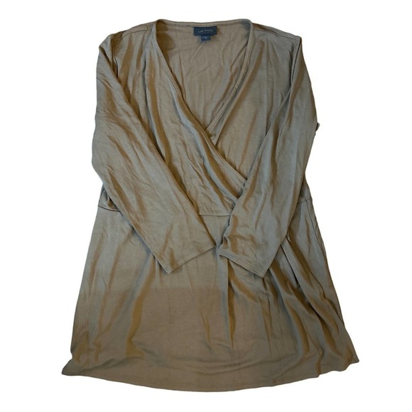 J Jill Wearever Pleated Crossover top XS - Picture 1 of 6